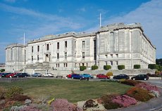 Library building, Welsh political archive.
