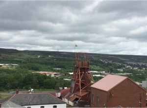 View from the Big Pit National Coal Museum.