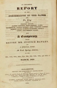 opening page of the trial report