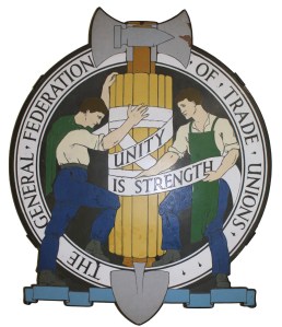 The original GFTU logo designed by Walter Crane