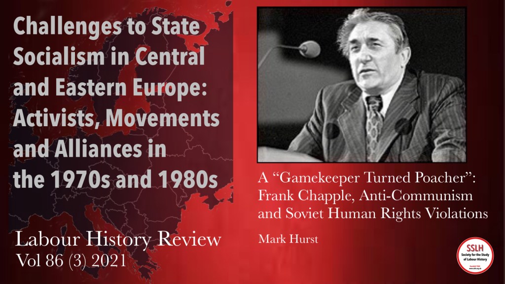 Image highlights that this is part of a themed issue on challenges to state socialism in Eastern Europe