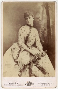 Carte de visite of aristocratic woman.