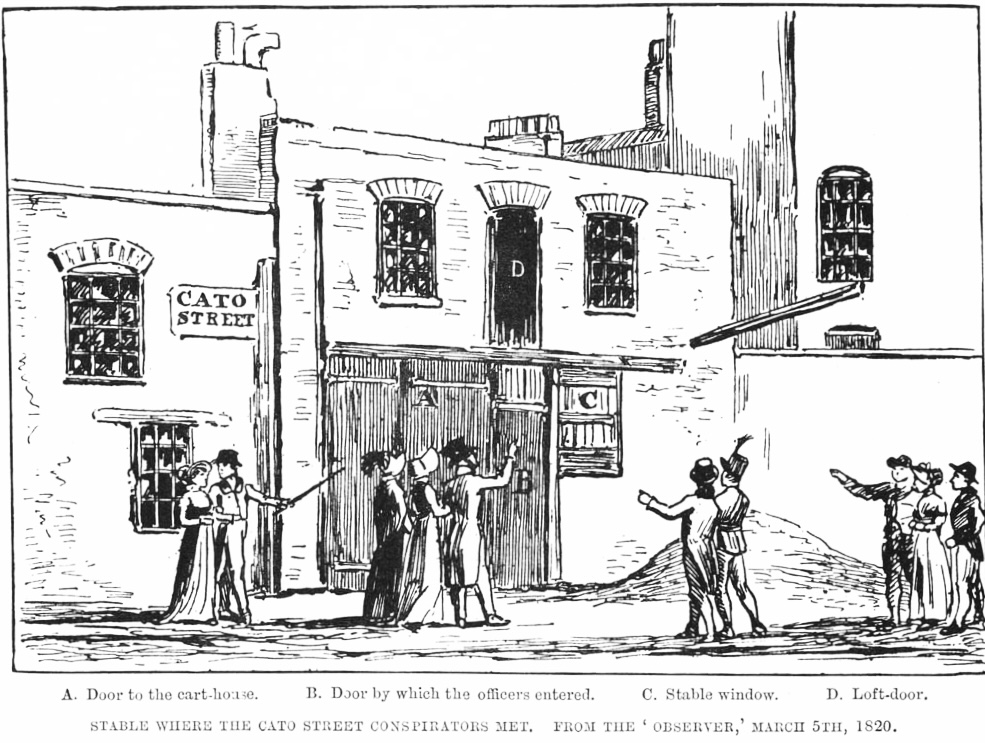 Black and white drawing of the building.